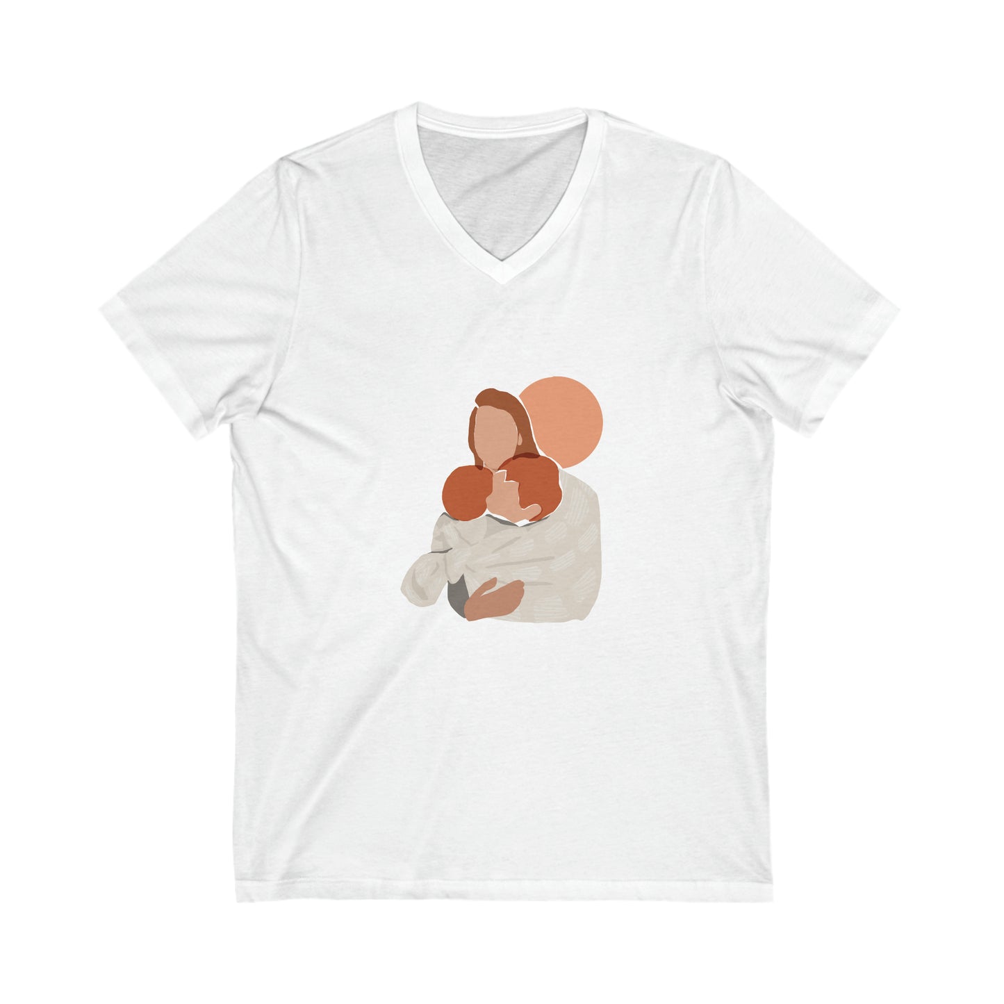 Bibas Silhouette of Hope: Bring Them Home V-Neck Tee