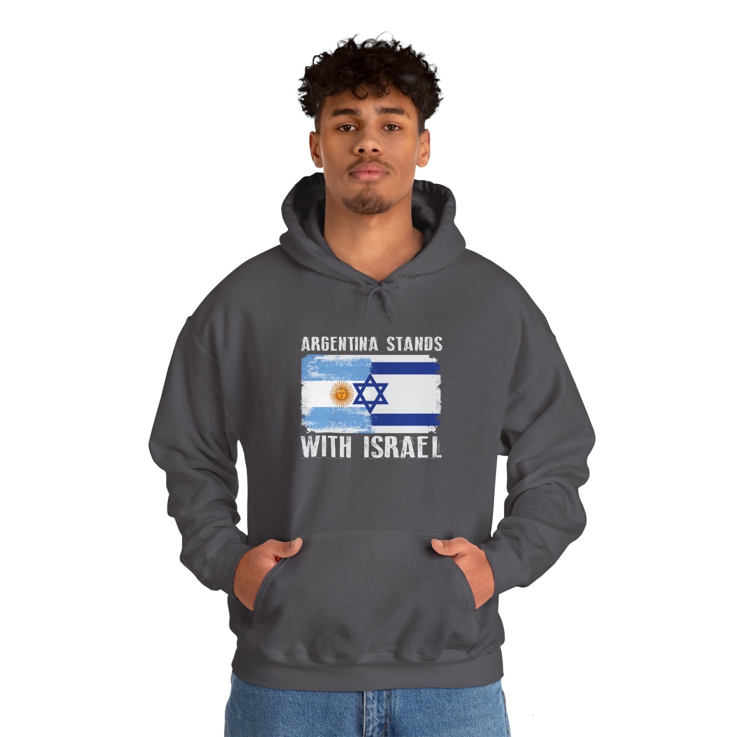 Argentina Stands With Israel Hoodie Sweatshirt