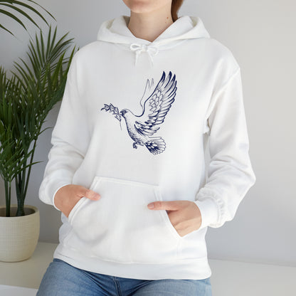 Dove With Olive Branch Hoodie sweatshirt