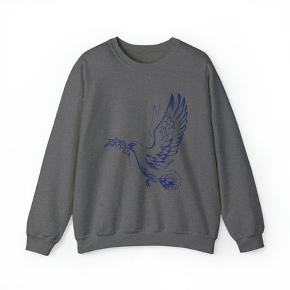 Dove With Olive Branch Crewneck Sweatshirt