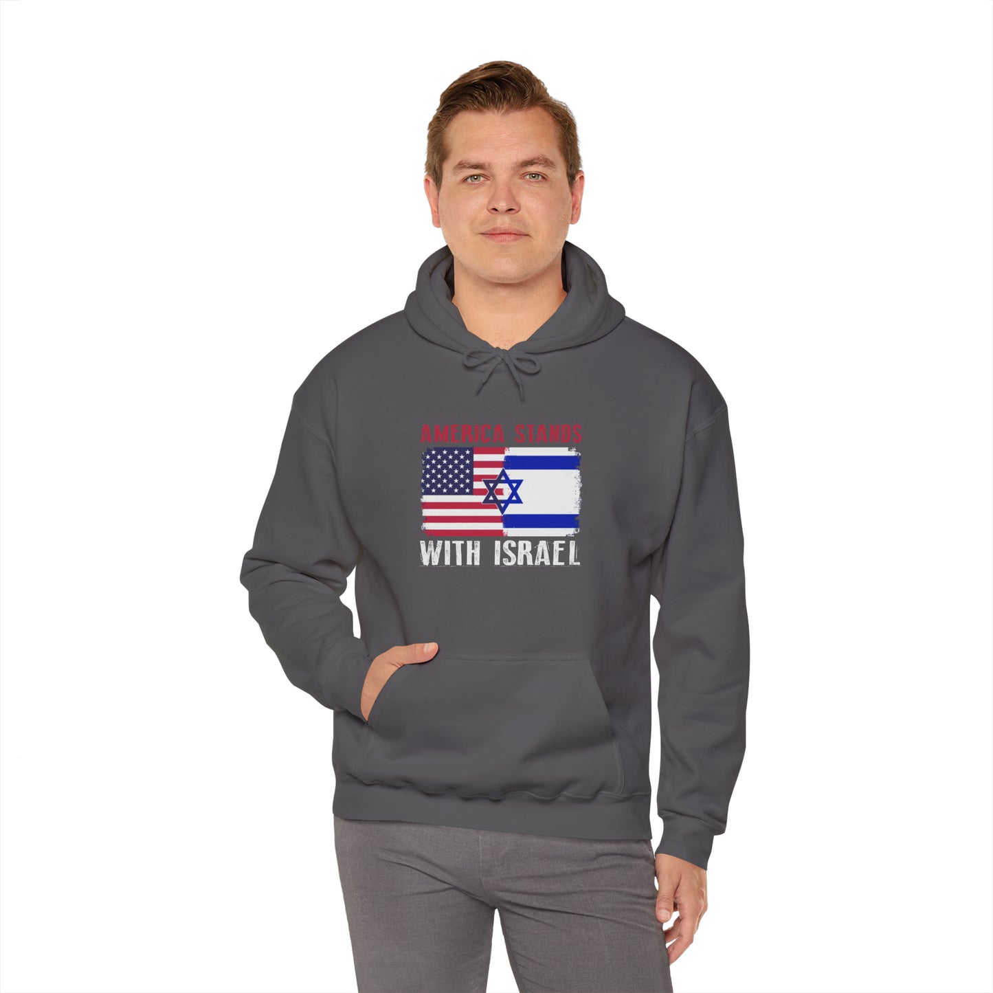 America Stands With Israel Hoodie Sweatshirt