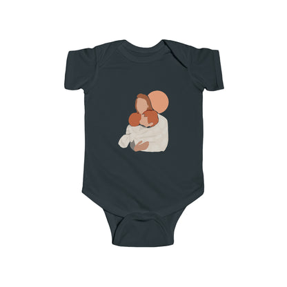 Printify Bibas Silhouette of Hope: Bring Them Home Infant Onesie