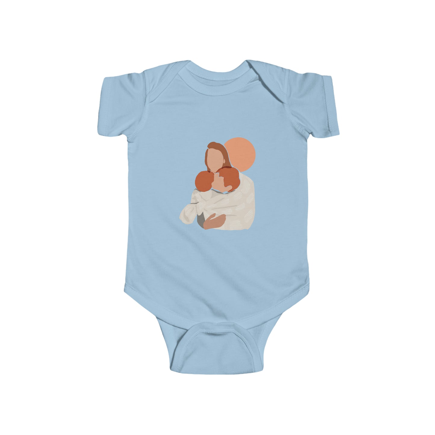 Printify Bibas Silhouette of Hope: Bring Them Home Infant Onesie