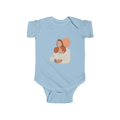 Printify Bibas Silhouette of Hope: Bring Them Home Infant Onesie