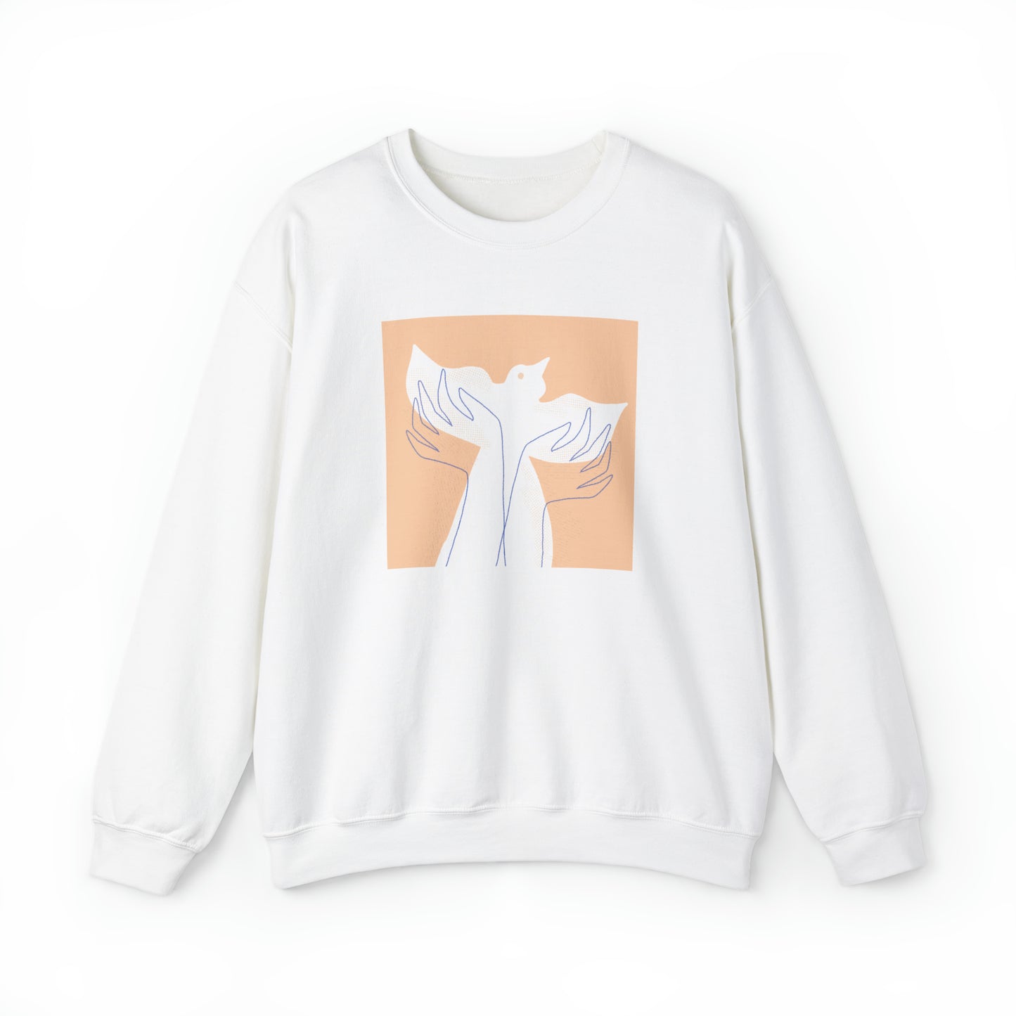 Wings of Harmony Sweatshirt - A Symbol of Peace and Hope