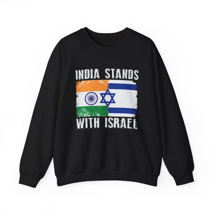 India Stands With Israel Crewneck Sweatshirt