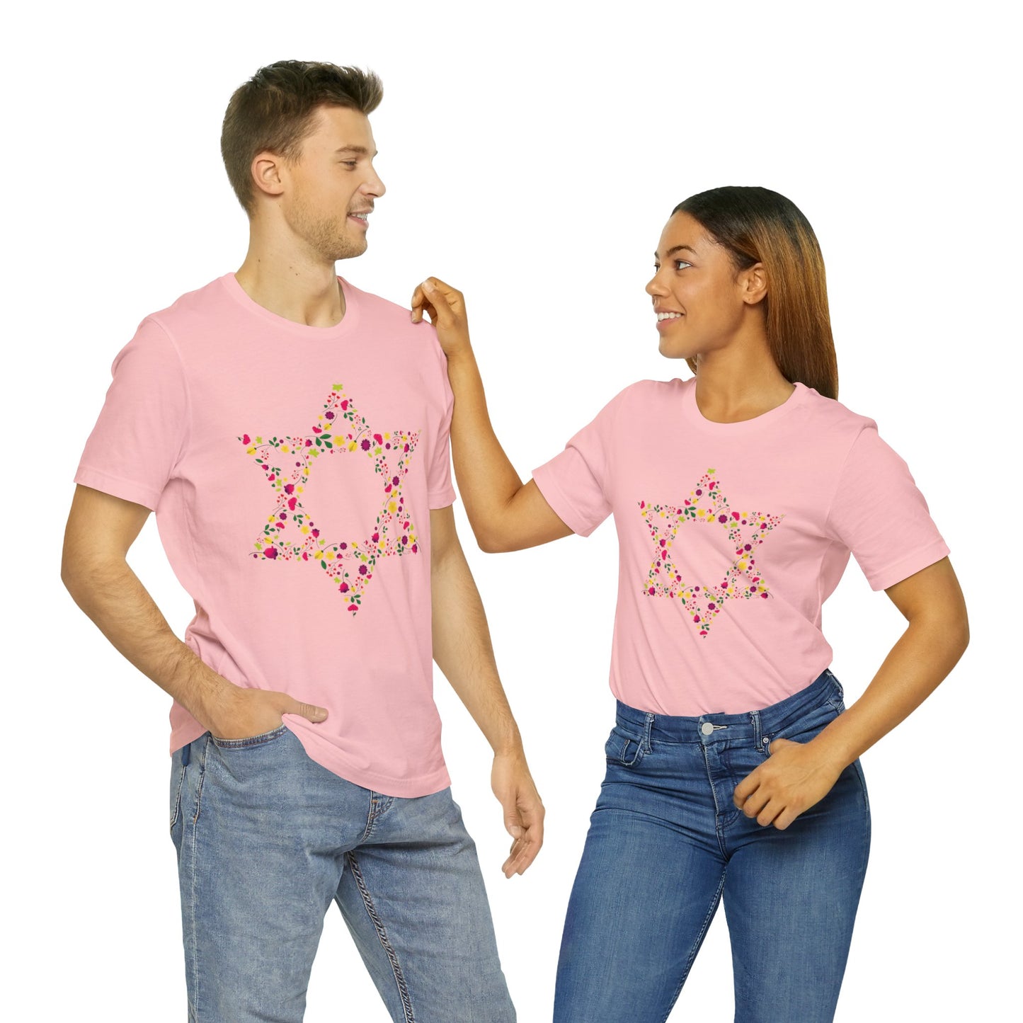 Star of David Flowers T-Shirt