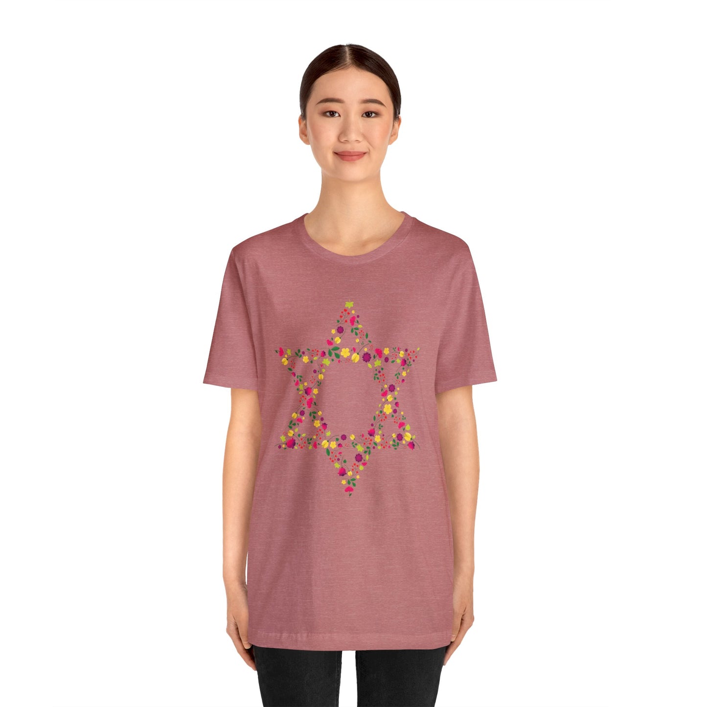 Star of David Flowers T-Shirt