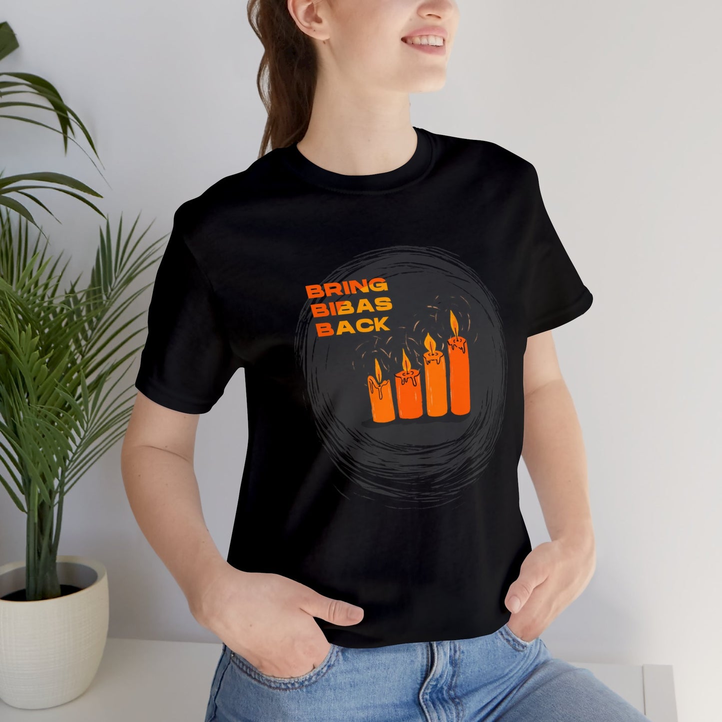 Bring Bibas Back Candles T-shirt