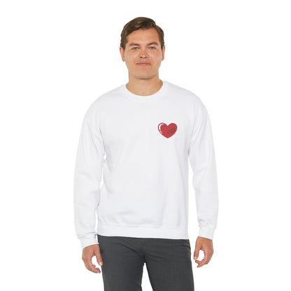 Heart With Band-Aid Crewneck Sweatshirt