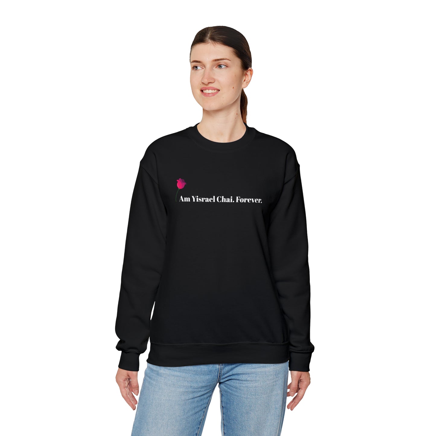 Am Yisrael Chai. Forever. Crewneck Sweatshirt