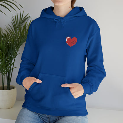 Heart With Band-Aid Hooded Sweatshirt