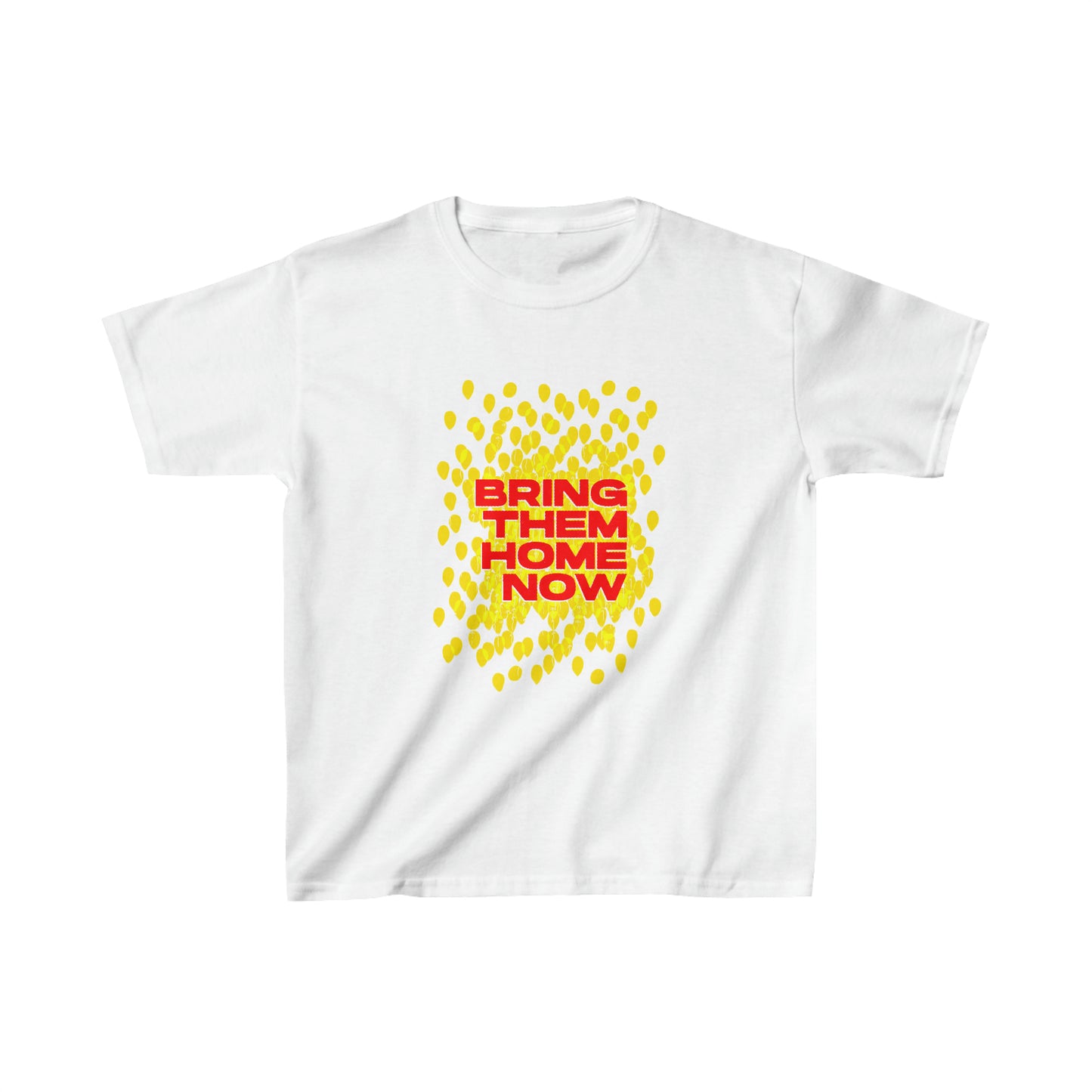 "Yellow Ribbon of Hope" Long Sleeve Tee - Unite for Their Safe Return Kids tee