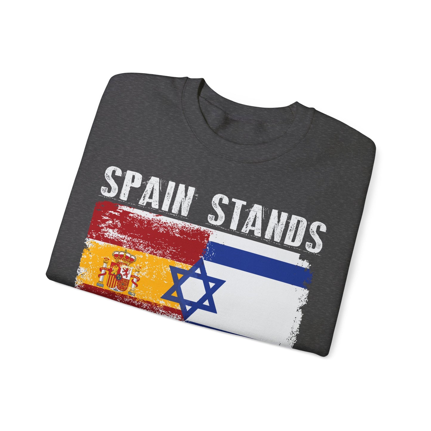 Spain Stands With Israel Crewneck Sweatshirt