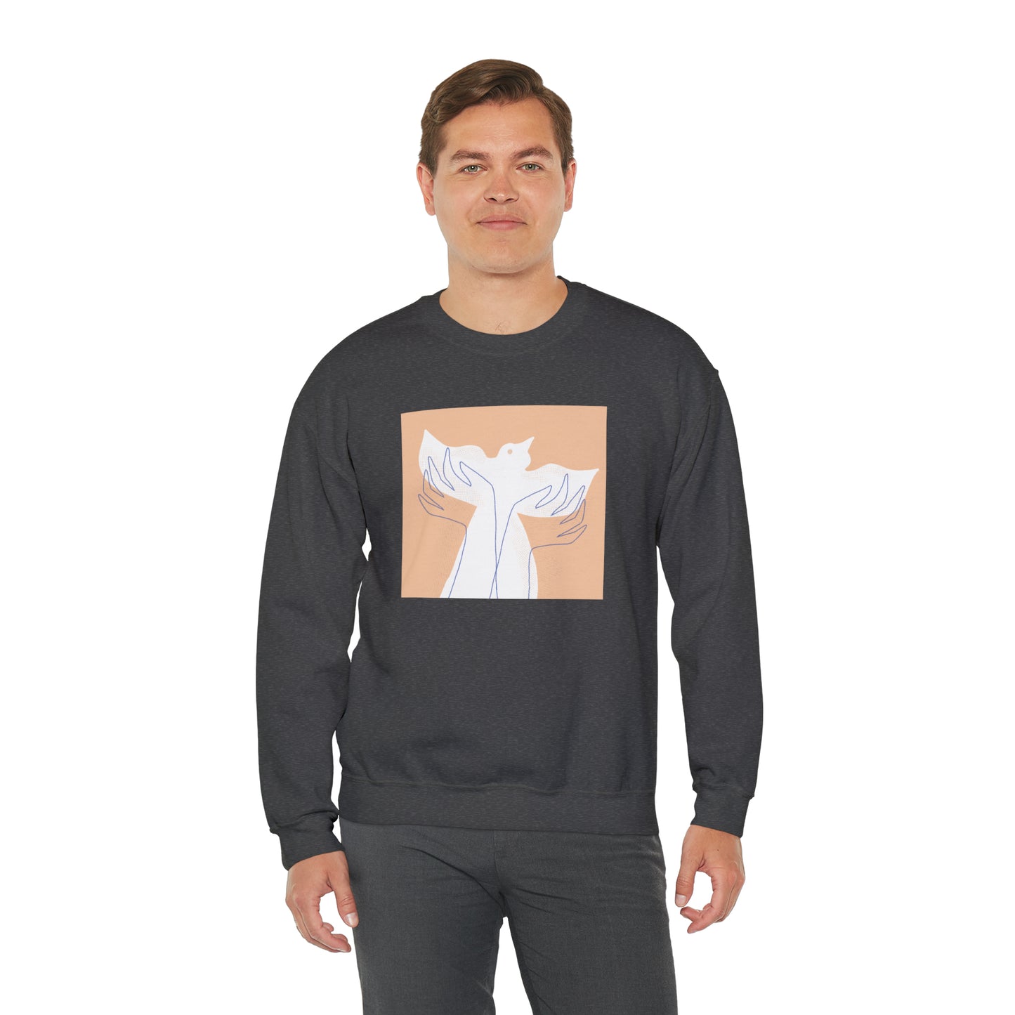 Wings of Harmony Sweatshirt - A Symbol of Peace and Hope