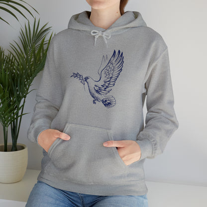 Dove With Olive Branch Hoodie sweatshirt