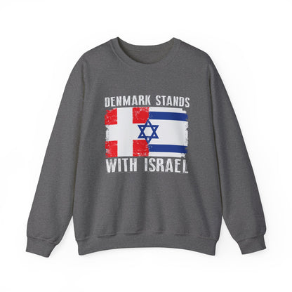 Denmark Stands With Israel Crewneck Sweatshirt