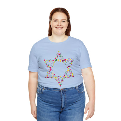 Star of David Flowers T-Shirt