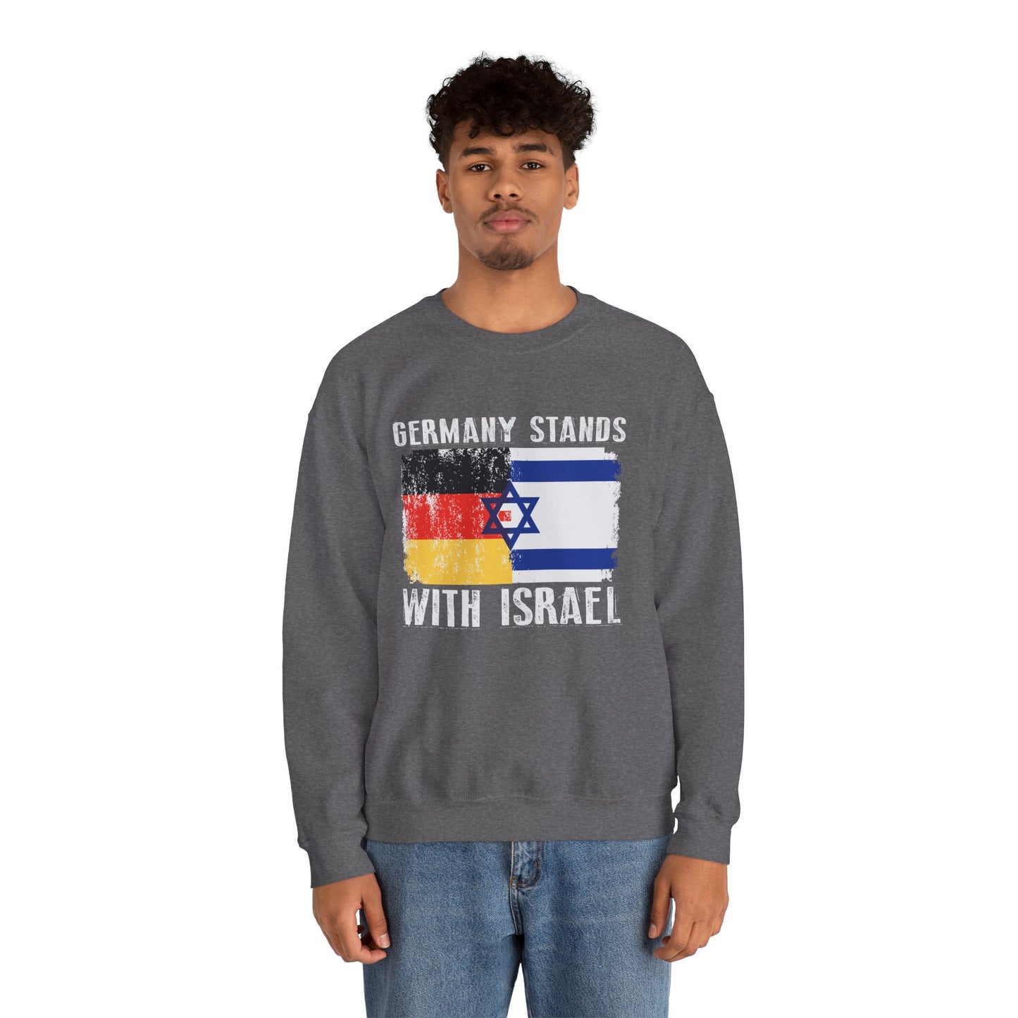 Germany Stands With Israel Crewneck Sweatshirt