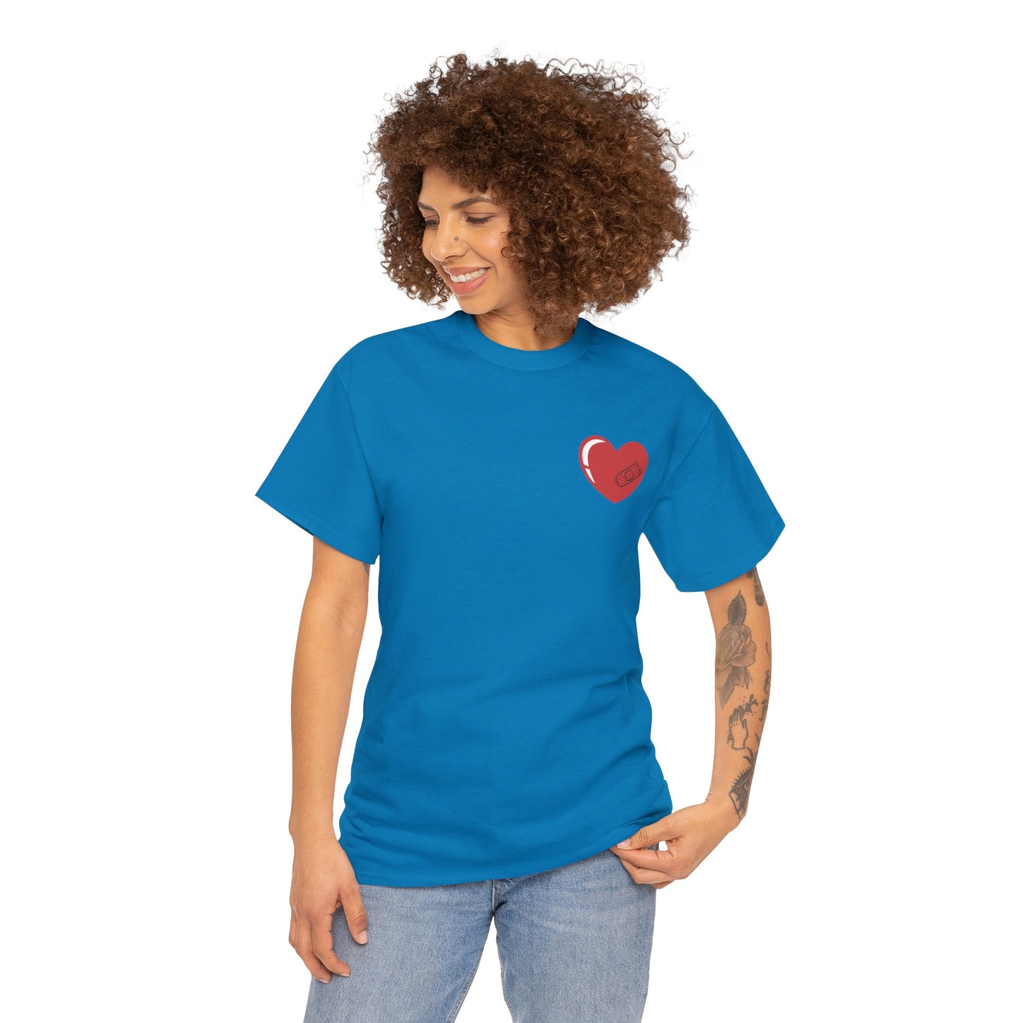 Heart With Band-Aid T-Shirt