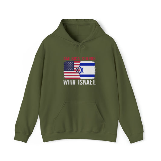 America Stands With Israel Hoodie Sweatshirt