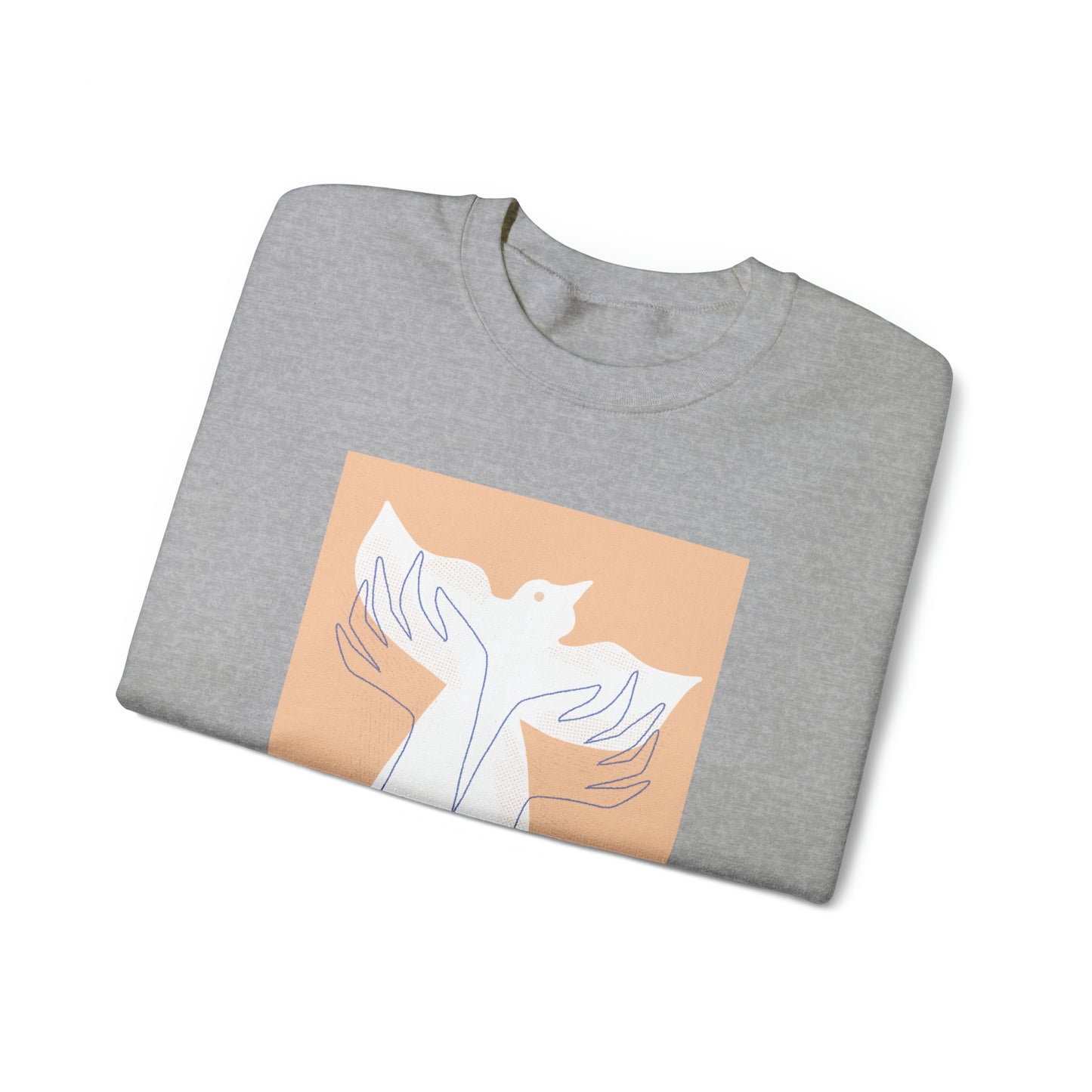 Wings of Harmony Sweatshirt - A Symbol of Peace and Hope