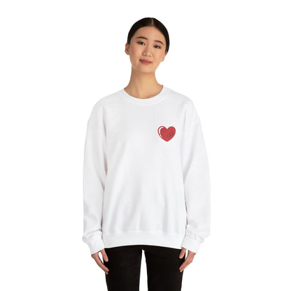 Heart With Band-Aid Crewneck Sweatshirt