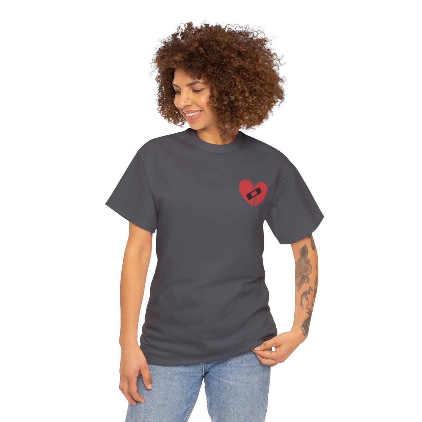 Broken Heart Band-Aid T-Shirt