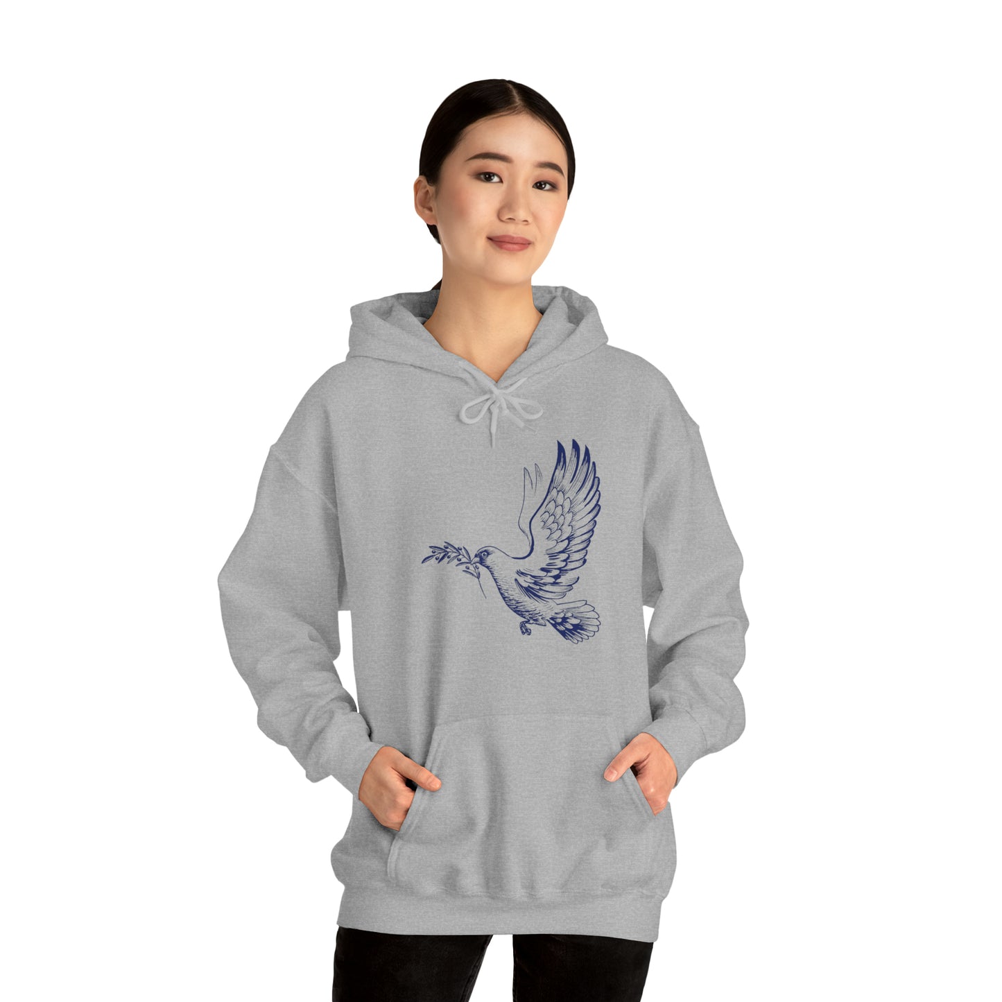 Dove With Olive Branch Hoodie sweatshirt