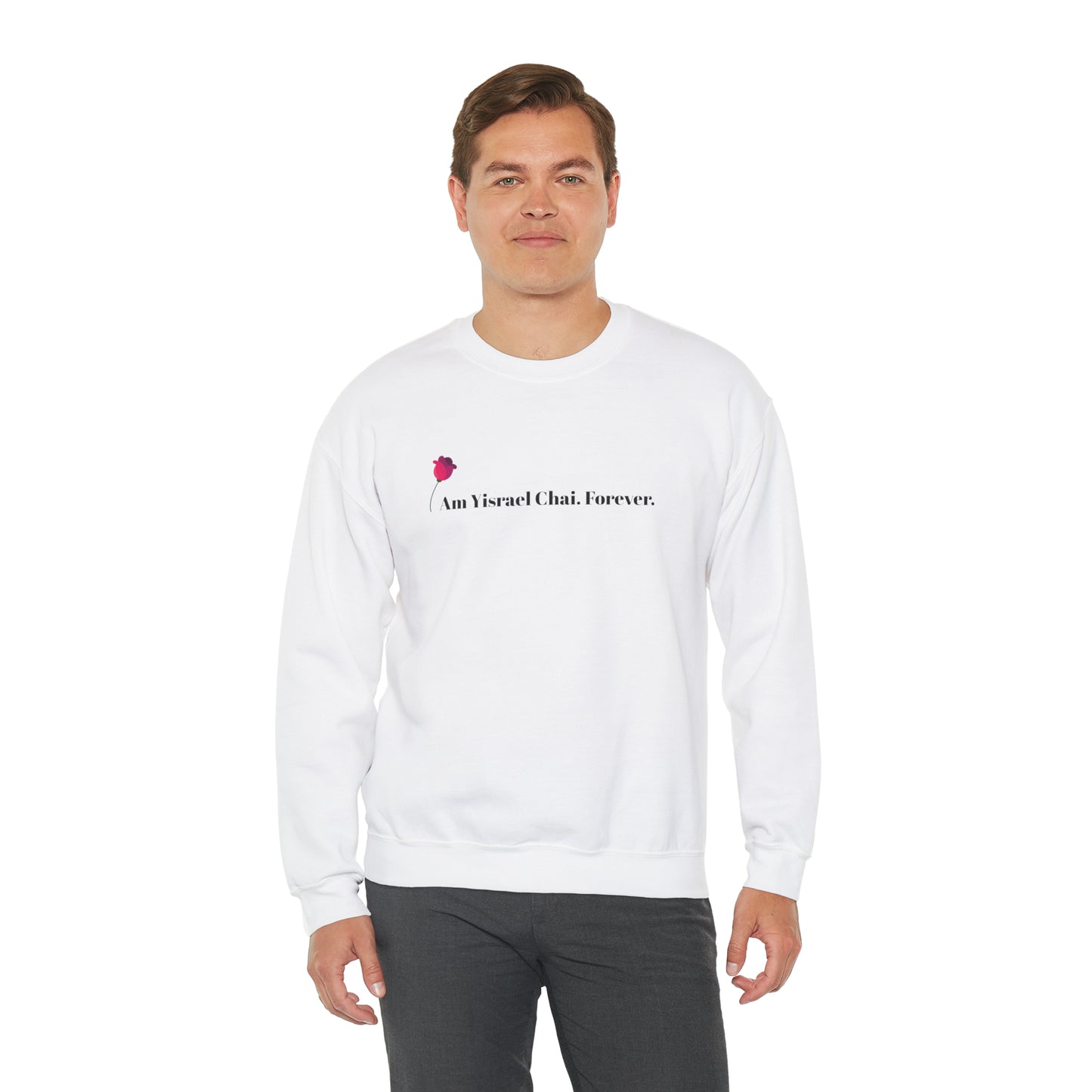 Am Yisrael Chai. Forever. Crewneck Sweatshirt