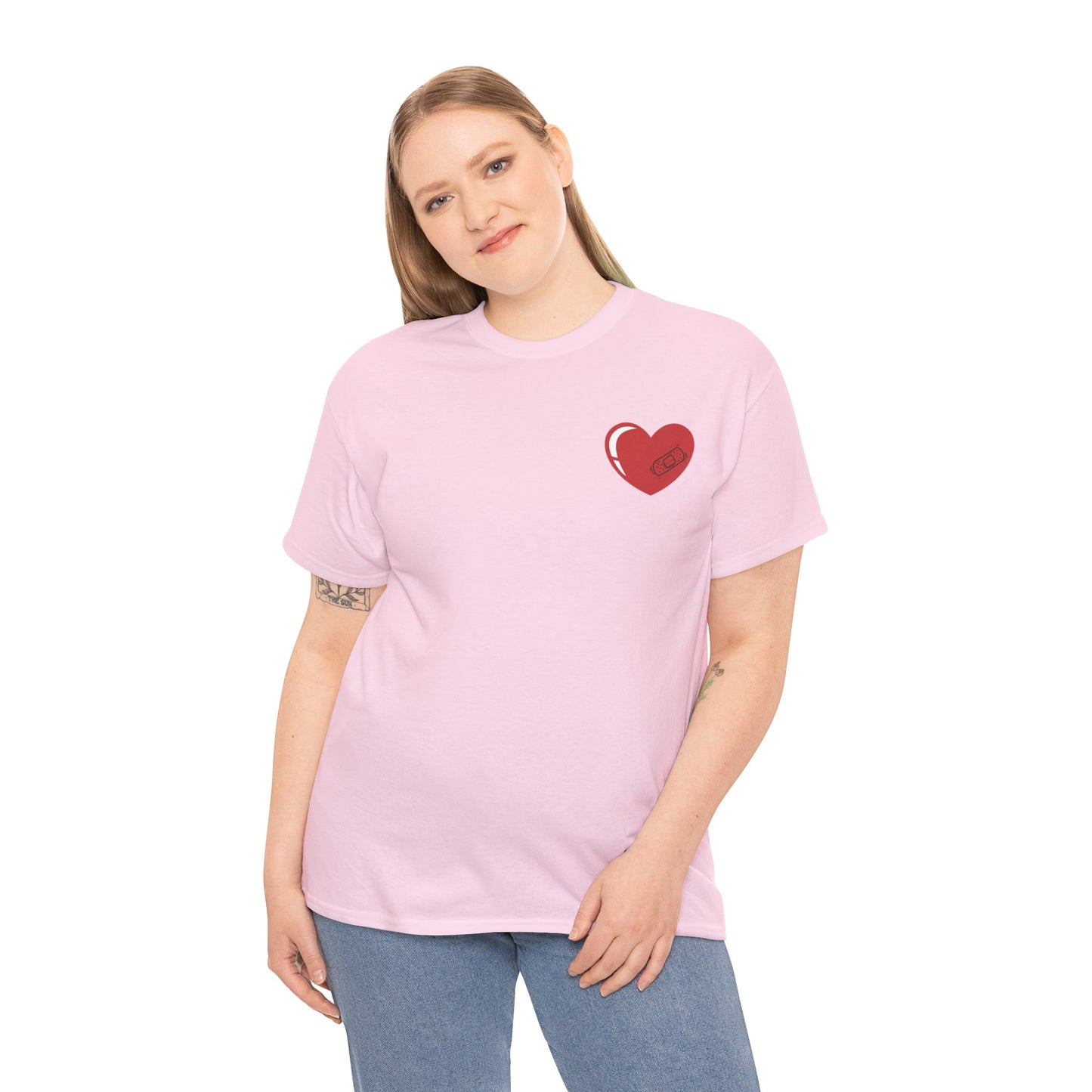 Heart With Band-Aid T-Shirt