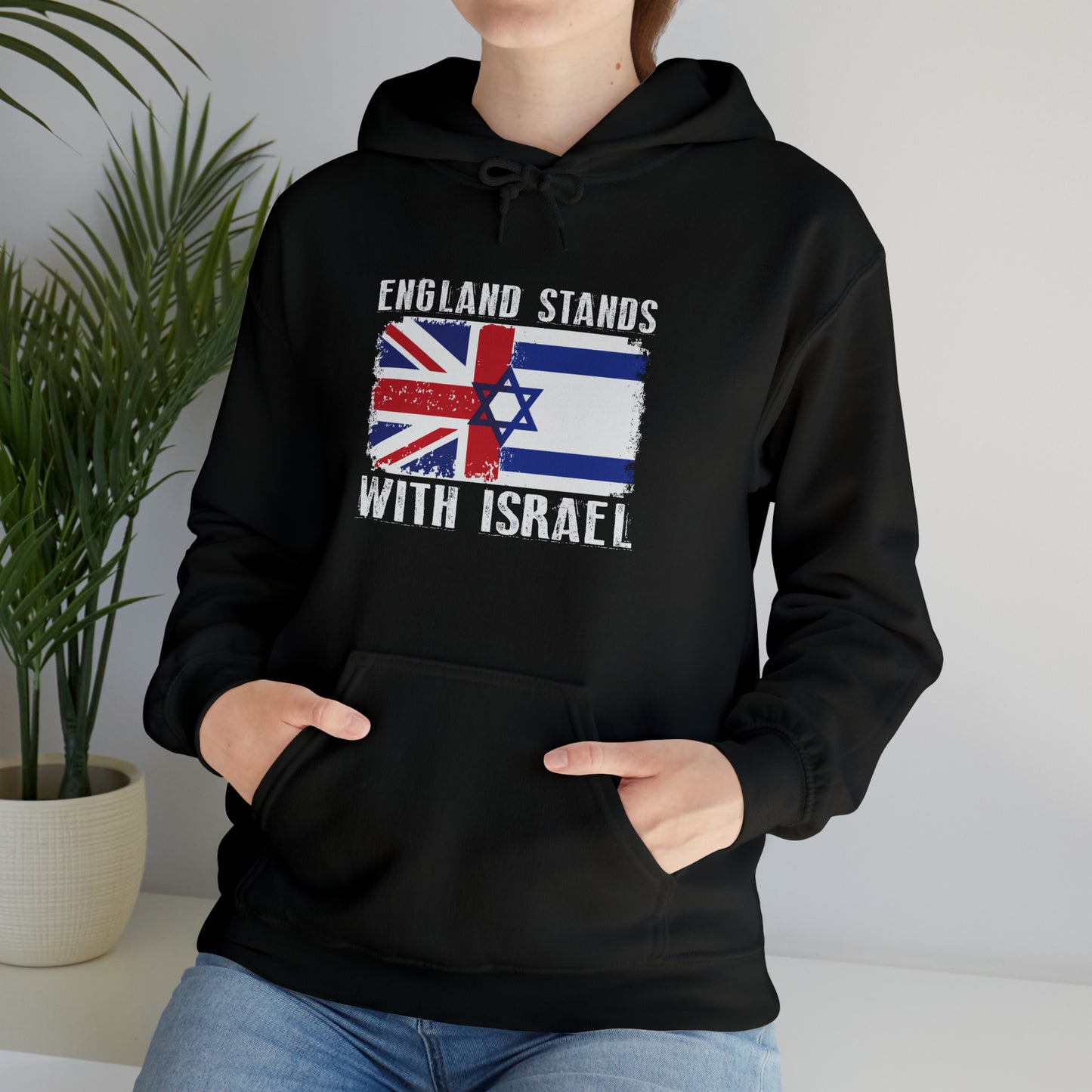 England Stands With Israel Hoodie Sweatshirt