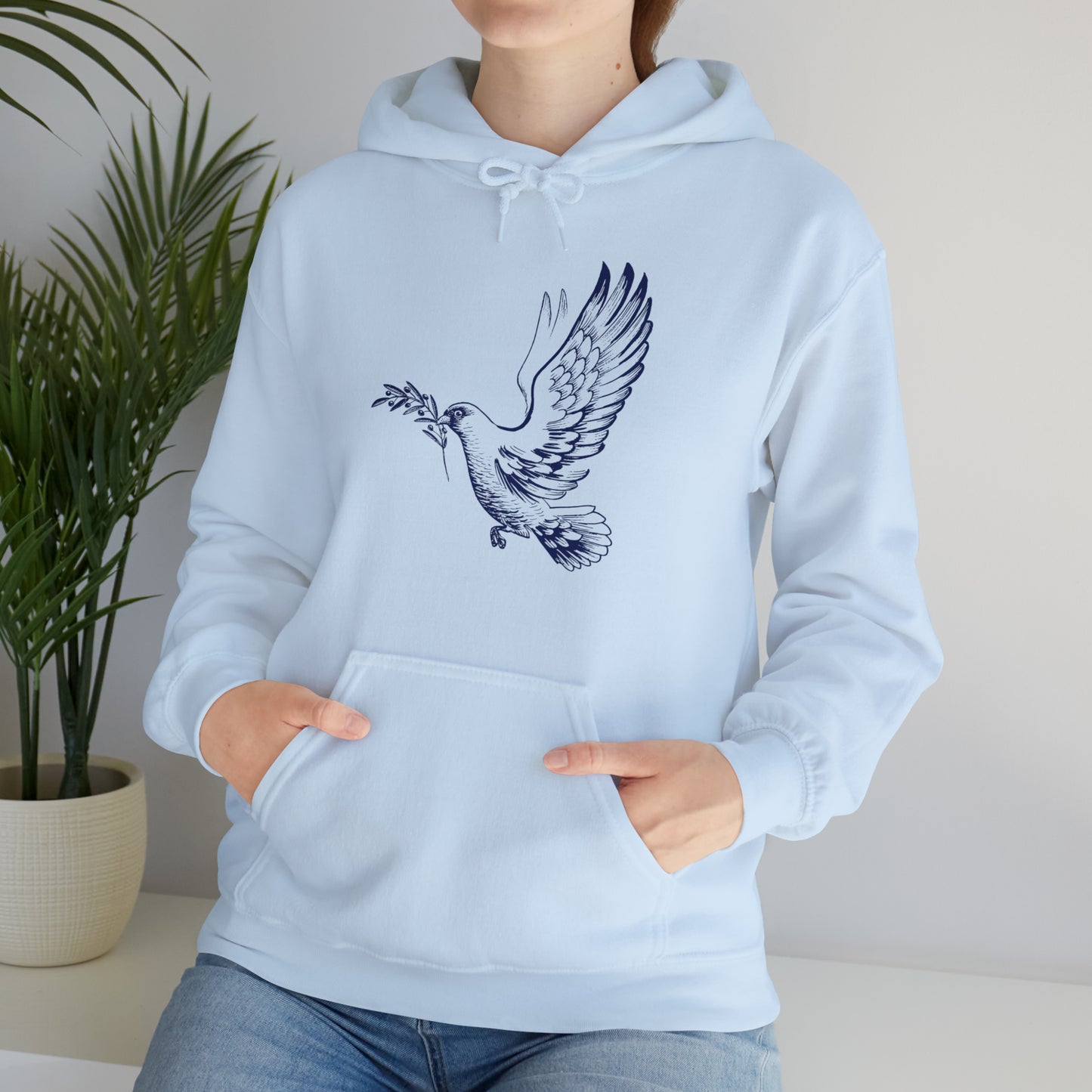 Dove With Olive Branch Hoodie sweatshirt