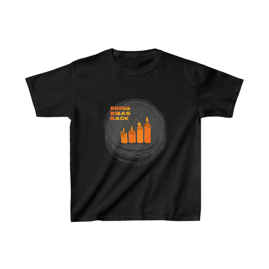 Bring Bibas Back Candles Kids Tee