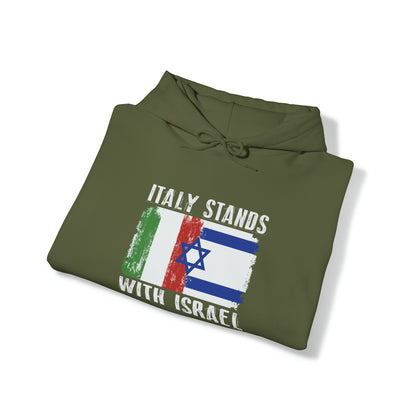 Italy Stands With Israel Hoodie Sweatshirt