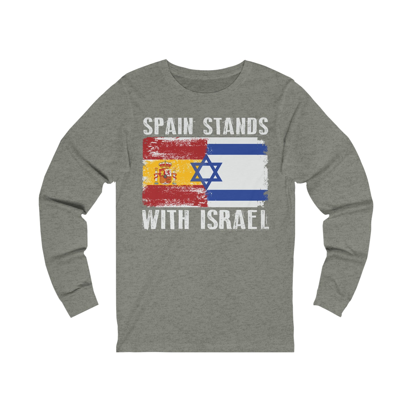 Spain Stands With Israel Long Sleeve Tee