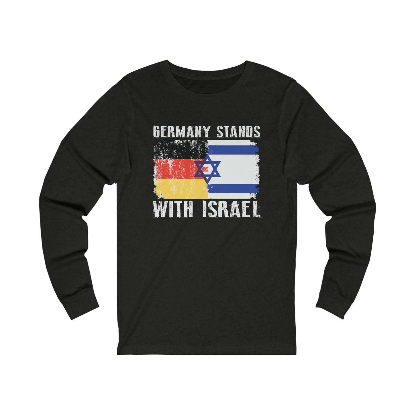 Germany Stands With Israel Long Sleeve Tee