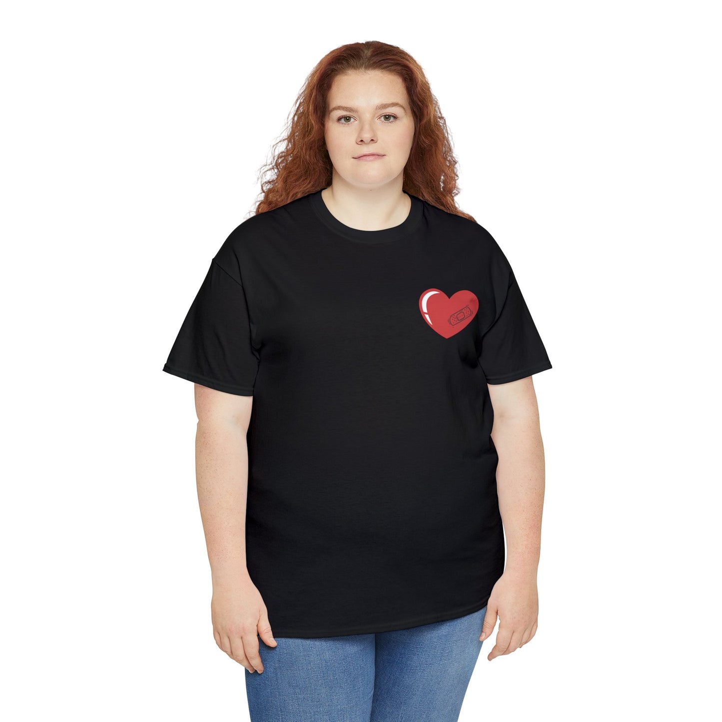 Heart With Band-Aid T-Shirt