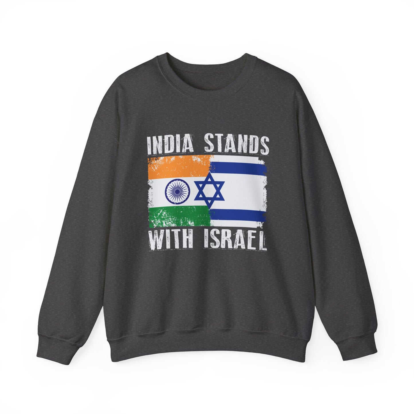 India Stands With Israel Crewneck Sweatshirt