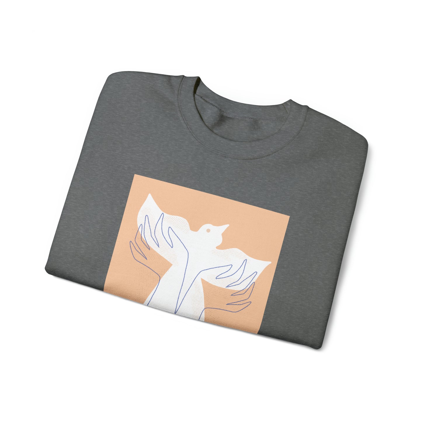 Wings of Harmony Sweatshirt - A Symbol of Peace and Hope