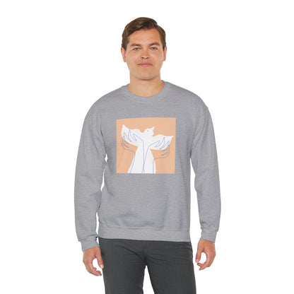 Wings of Harmony Sweatshirt - A Symbol of Peace and Hope