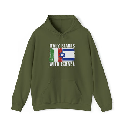 Italy Stands With Israel Hoodie Sweatshirt