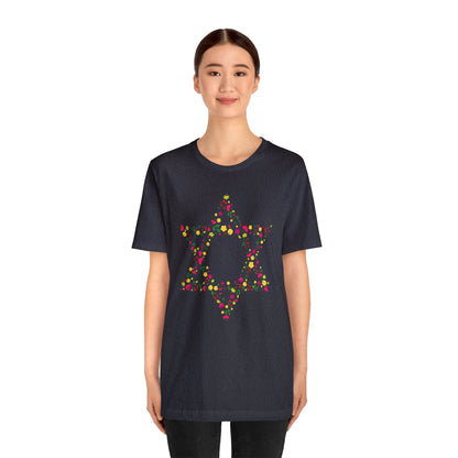 Star of David Flowers T-Shirt