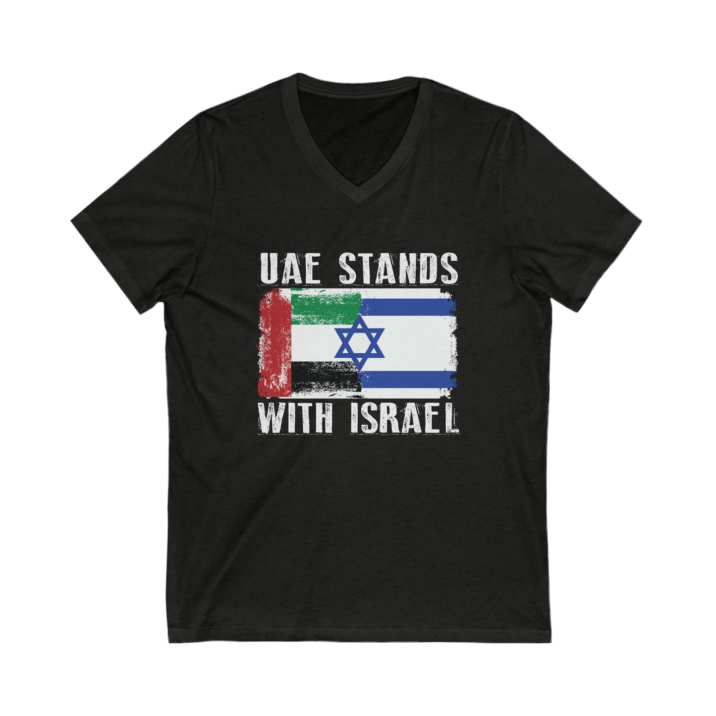 UAE Stands With Israel V-Neck Tee