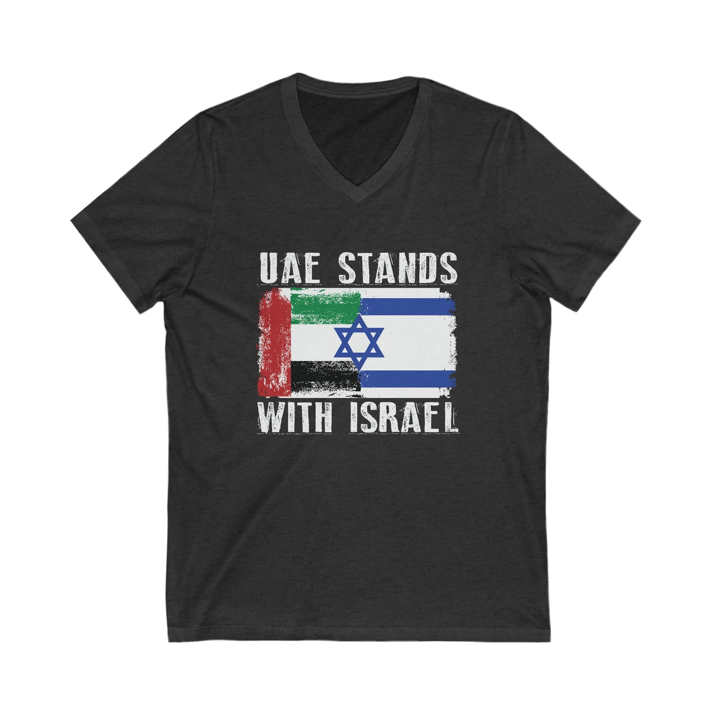 UAE Stands With Israel V-Neck Tee