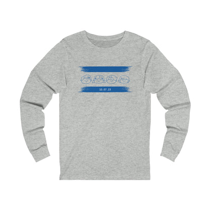 Flag With Kids Long Sleeve Tee