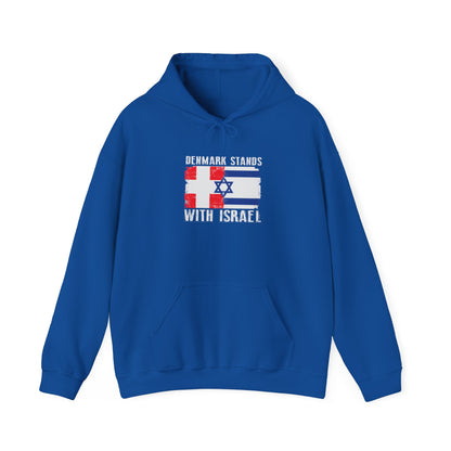 Denmark Stands With Israel Hoodie Sweatshirt