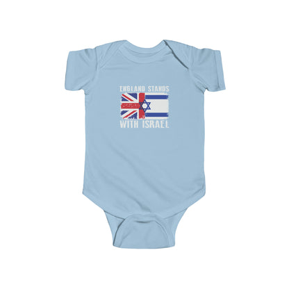 England Stands With Israel Infant Onesie