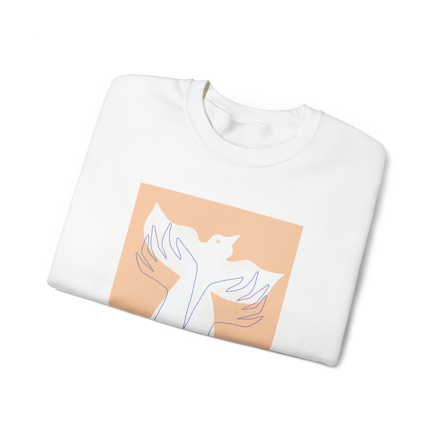 Wings of Harmony Sweatshirt - A Symbol of Peace and Hope