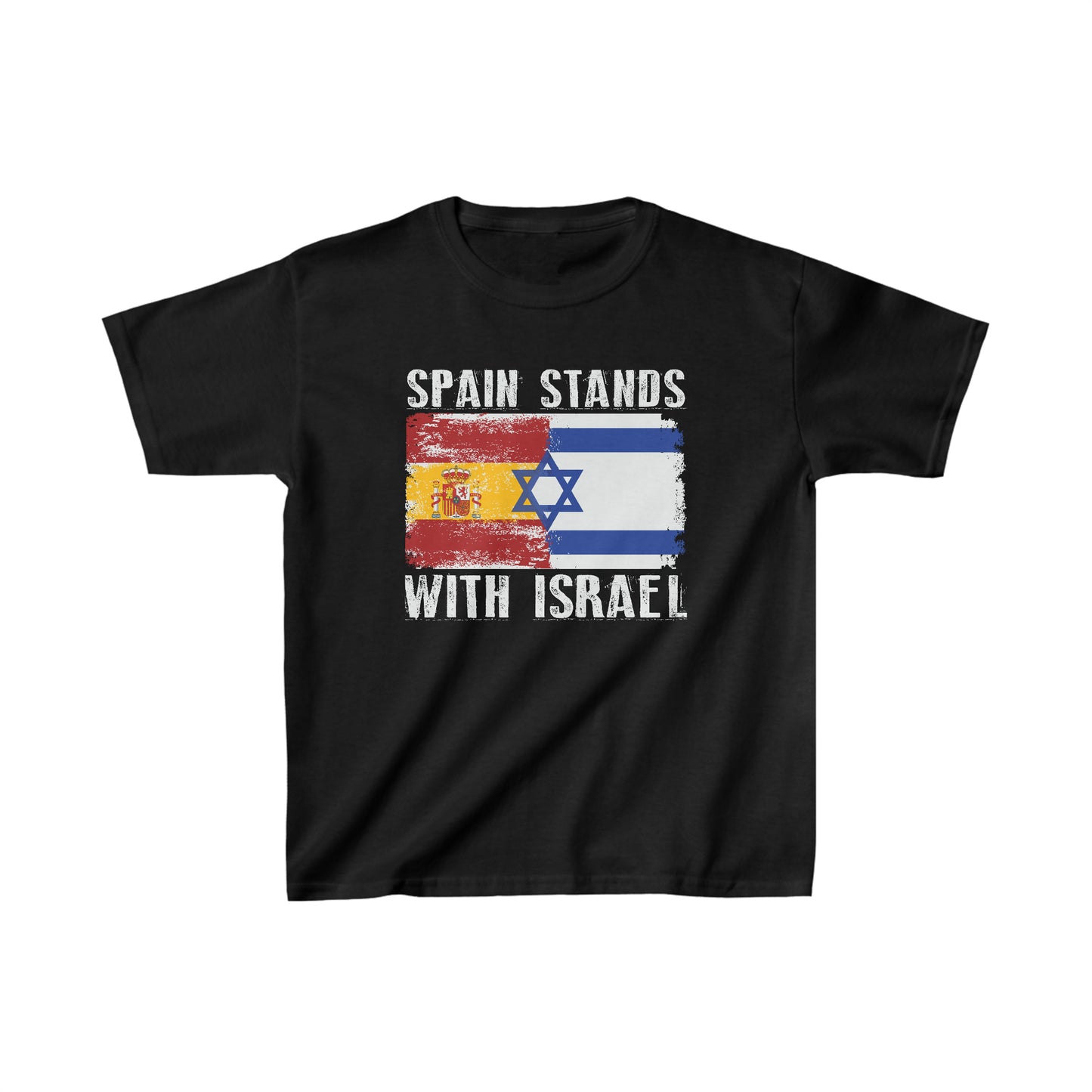 Spain Stands With Israel Kids T-Shirt